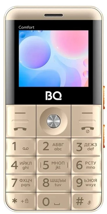 Мобильный телефон BQ 2006 Comfort Gold+Black