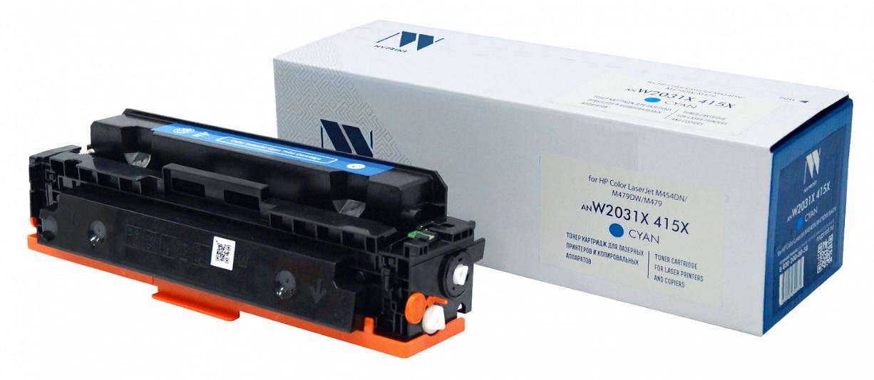 Тонер-картридж NVP NV-W2031X-415X-C Голубой