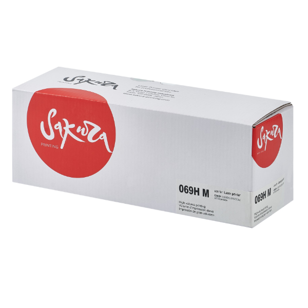 Тонер-картридж Sakura 069HM ECO (5096C002) Пурпурный
