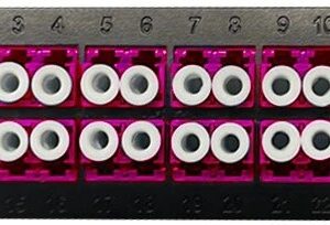 Вставка Hyperline FO-EXHD-PLT-24LC/UPC-OM4-MG