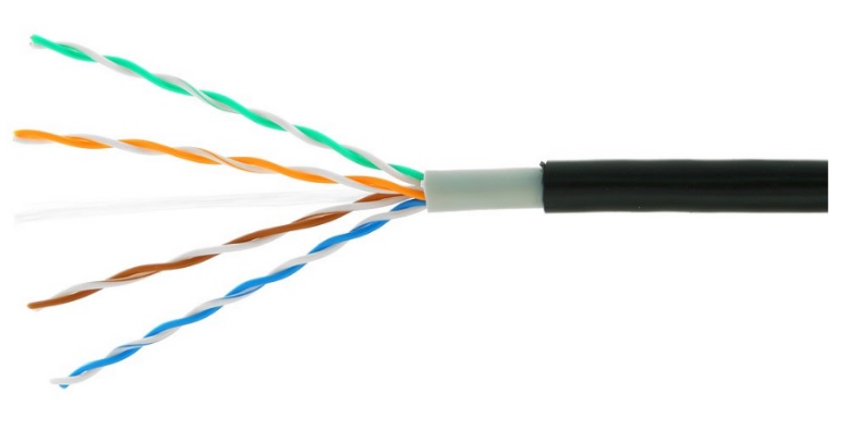 Кабель витая пара U/UTP 5e кат. 4 пары Cablexpert UPC-5051E-4-CU-OUT