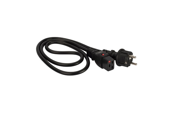 Кабель питания Lanmaster LAN-PP19L/SH-2.0-BK