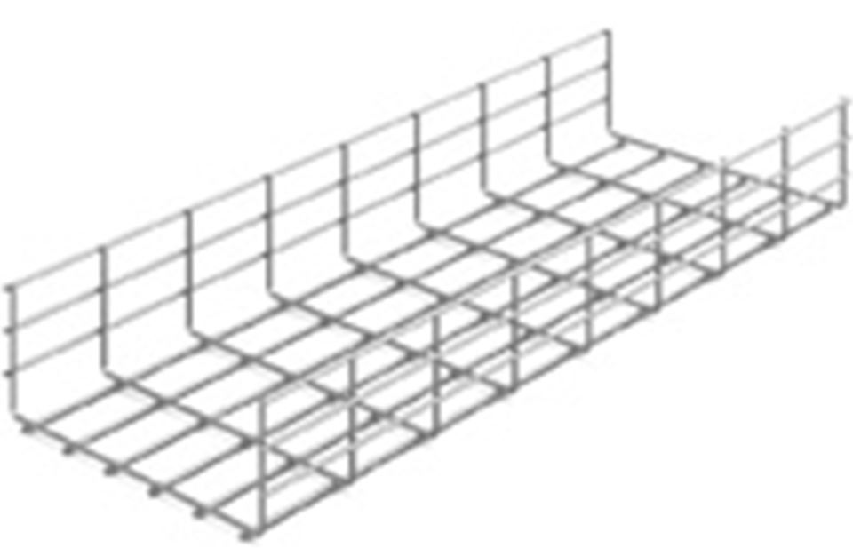 Лоток проволочный Ostec ПЛМ-400х105х3000-5,0-ЭЦ