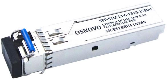 Модуль SFP OSNOVO SFP-S1LC13-G-1310-1550-I