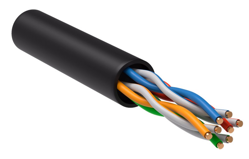 Кабель витая пара U/UTP 5 кат. 4 пары ITK LC3-C5E04-139-S-P-R