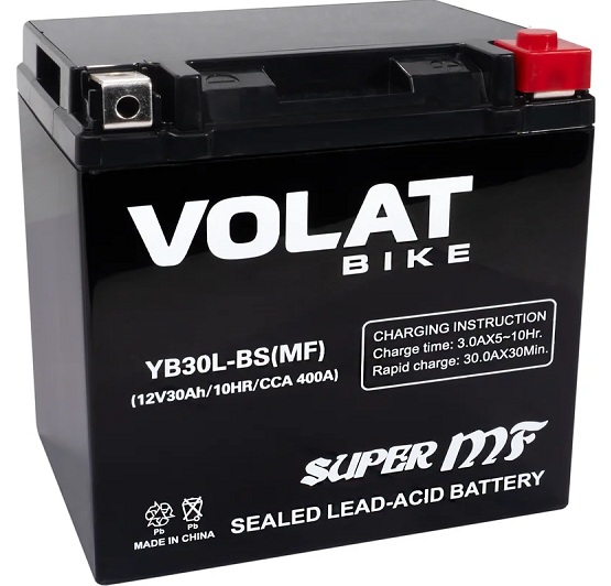 Батарея VOLAT YB30L-BS(MF)Volat