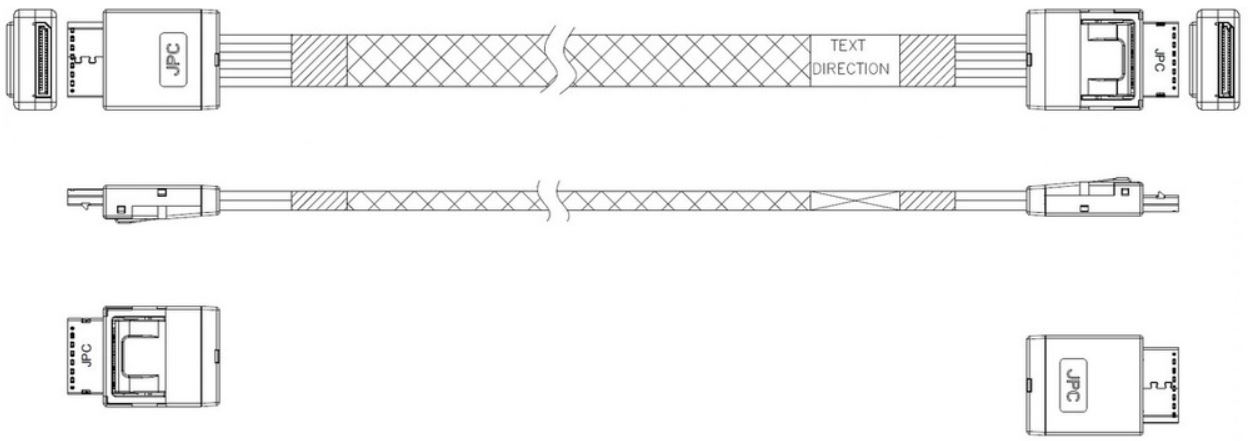 Кабель JPC P47SSDN01000-2