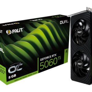Видеокарта Palit nVidia GeForce RTX 5060 TI, 8 ГБ GDDR7, [NE7506TT19P1-GB2062D]