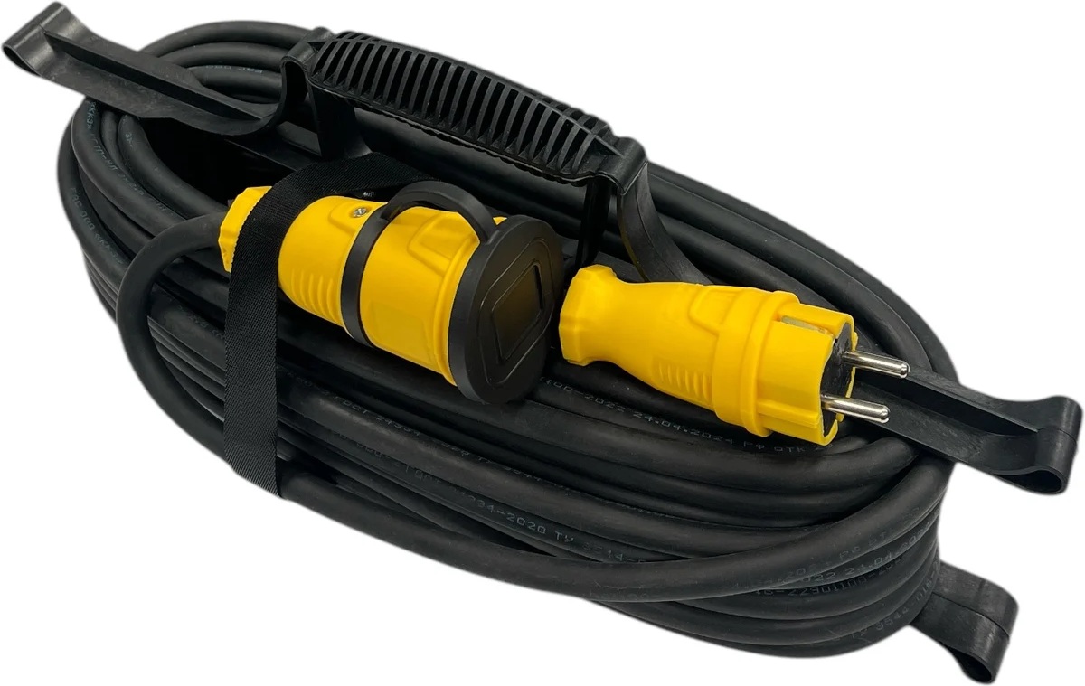 Удлинитель силовой iTOK i-CONNECT-COLOR-SUR-KG-325-1-44-10-YELLOW