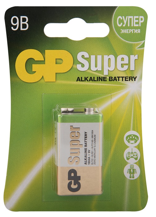 Батарейка GP Super Alkaline 1604A 6LF22