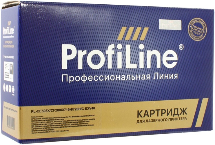 Тонер-картридж ProfiLine PL-CE505XX Черный