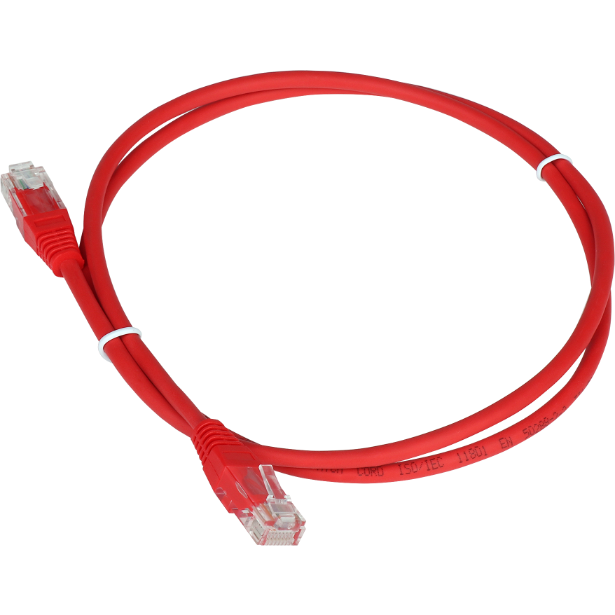 Патч-корд TWT TWT-45-45-1.0-RD, 1м
