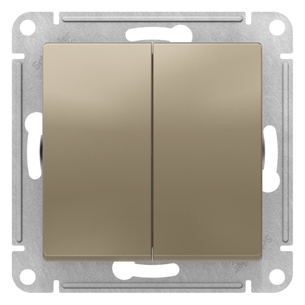 Переключатель двухклавишный Systeme Electric ATN000573