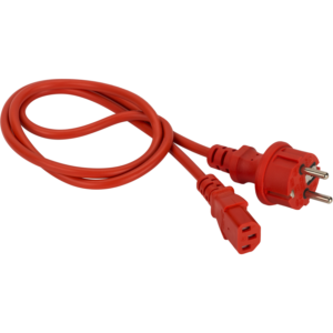 Кабель питания Schuko - C13, 10м, Lanmaster LAN-PP13/SH-10-RD