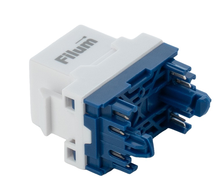 Модуль Keystone RJ45 UTP Filum FL-KJT-U5E-WT