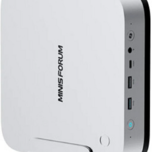 Мини ПК Minisforum X1 Pro (Ryzen AI 300 AI 9 HX 370 (12/24; 2ГГц; 16Мб), 2ГГц, 16ГБ DDR5, SSD 512 Гб, AMD Radeon 890M, Windows 11 Профессиональная) [MF/X1PRO/HX370/16/512]