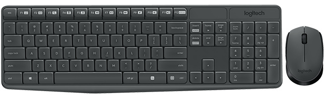 Клавиатура и мышь беспроводной комплект Logitech MK235