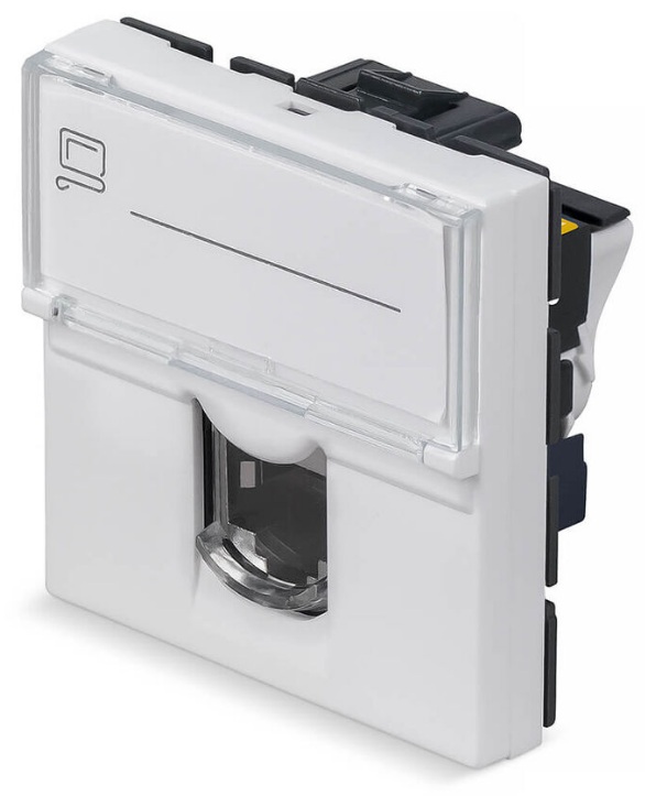 Модуль Cabeus KJ-RJ45-Cat.6a-180T-FP-L-45