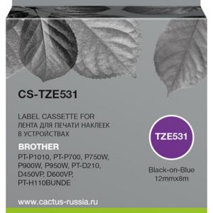 Картридж Cactus CS-TZE531