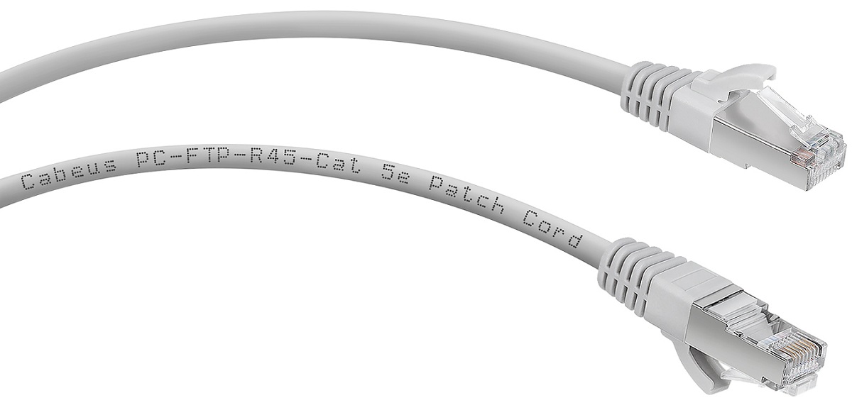 Кабель патч-корд F/UTP 5e кат. 10м Cabeus PC-FTP-RJ45-Cat.5e-10m-LSZH