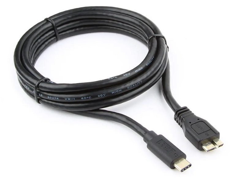 Кабель интерфейсный USB 3.0 Cablexpert microBM/USB3.1TypeC