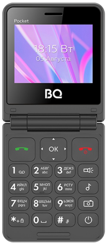 Мобильный телефон BQ 2456 Pocket Black