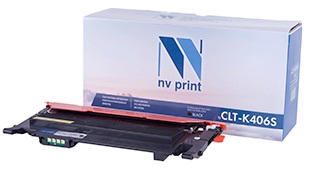 Тонер-картридж NVP CLTK406SBk Черный