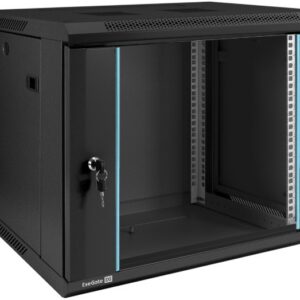 Шкаф настенный 19", 9U Exegate EC-WM-9U.450.G.BLACK