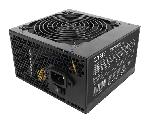 Блок питания ATX CBR PSU-ATX600-12GM