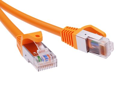 Кабель патч-корд F/UTP 6A кат. 1м DKC RN6AFU4510OR