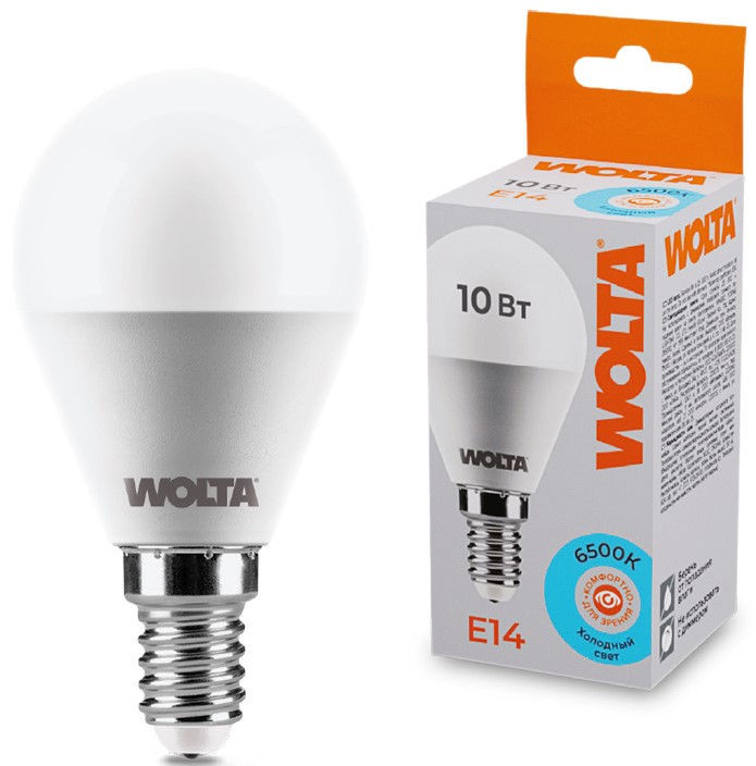 Лампа светодиодная WOLTA 25W45GL10E14