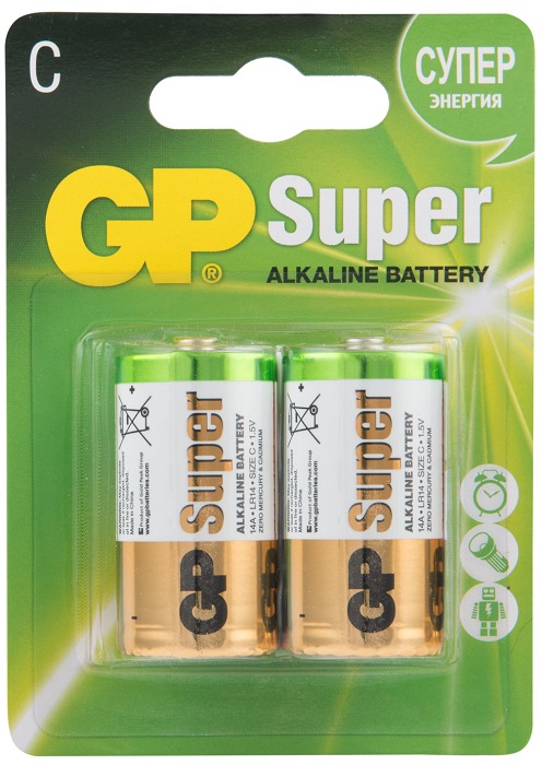 Батарейка GP Super Alkaline 14A LR14