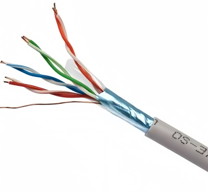 Кабель витая пара F/UTP 5e кат. 4 пары Cablexpert FPC-5004E-SOL/100