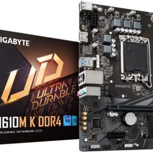 Материнская плата GIGABYTE H610M K DDR4, LGA1700, Intel H610, mATX