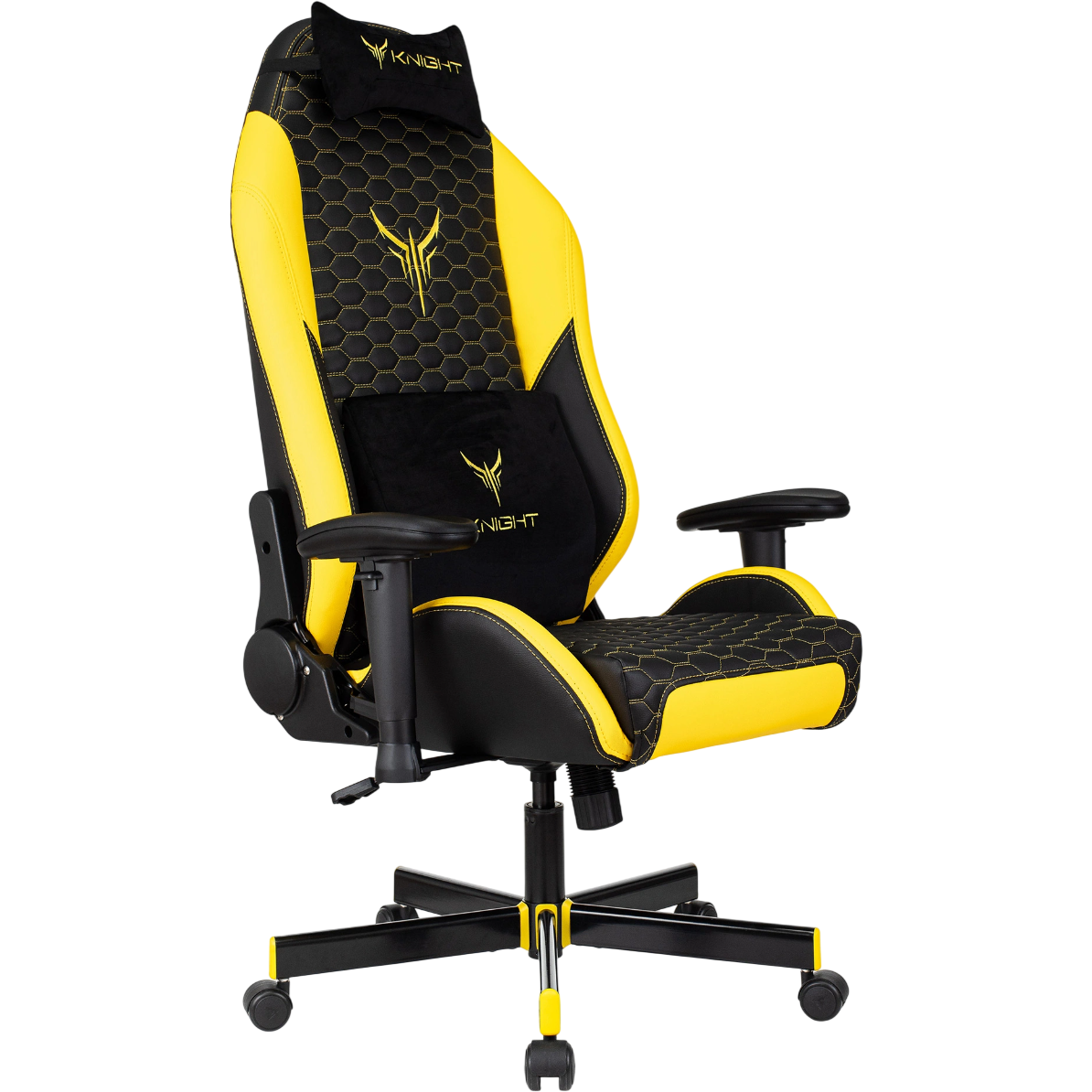 Игровое кресло Бюрократ Knight Neon Yellow