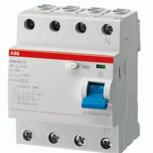 Выключатель дифференциального тока (ВДТ, УЗО) ABB 2CSF204001R2400