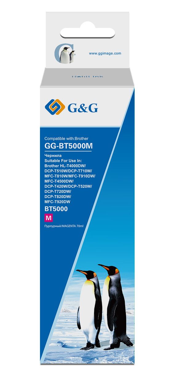 Тонер-картридж G&G GG-BT5000M Пурпурный