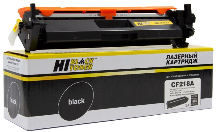 Тонер-картридж Hi-Black HB-CF218A Черный