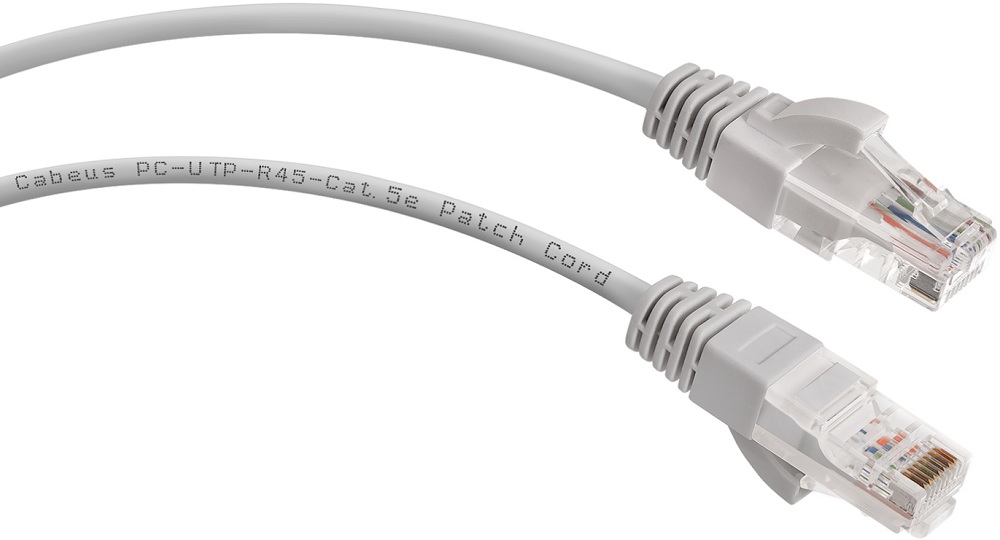 Кабель патч-корд U/UTP 5e кат. 10м Cabeus PC-UTP-RJ45-Cat.5e-10m