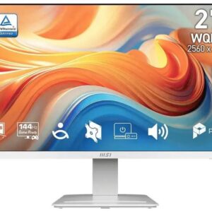 Монитор 27 " MSI Pro MP273QW E14, Белый, [9S6-3PE2CH-059]