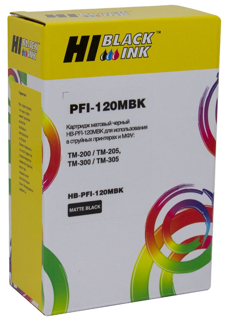 Тонер-картридж Hi-Black PFI-120MBK Матовый черный