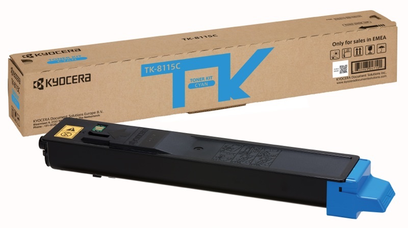 Тонер-картридж Kyocera TK-8115C Голубой