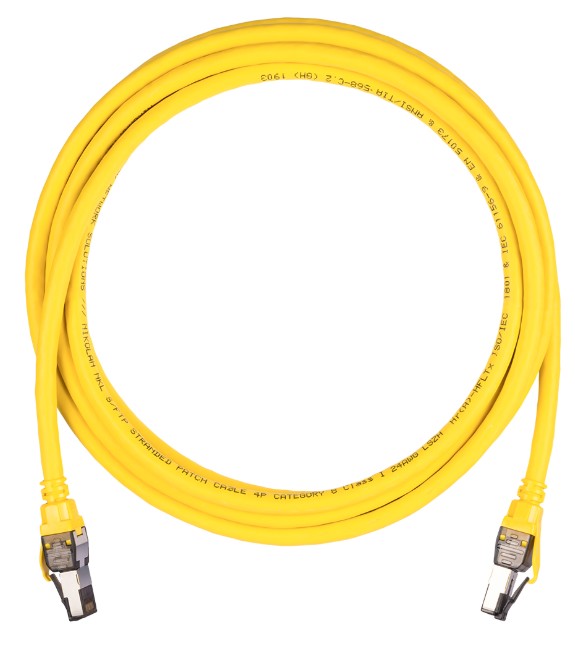 Кабель патч-корд S/FTP 8 кат. 5м NikoMax NMC-PC4SI55B-050-C-YL
