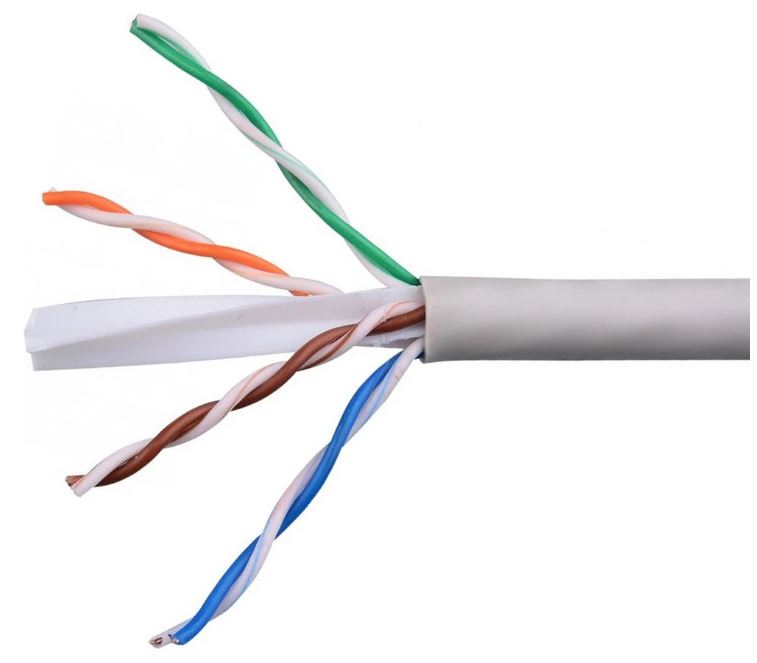 Кабель витая пара U/UTP 6 кат. 4 пары Cablexpert UPC-6055-4-CU