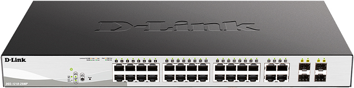 Коммутатор управляемый D-link DGS-1210-28MP/F3A