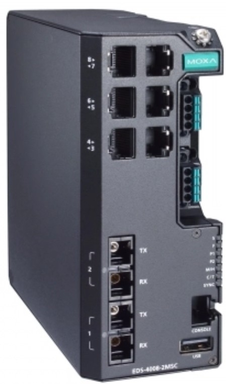 Коммутатор управляемый MOXA EDS-4008-2MSC-LV-T