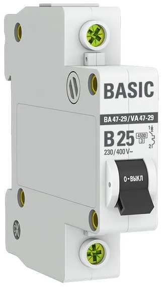 Автоматический выключатель EKF mcb4729-1-25-B