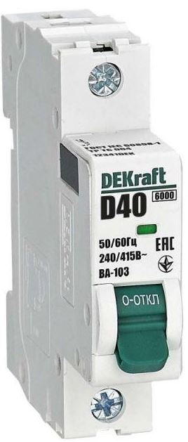 Автоматический выключатель DEKraft 12341DEK