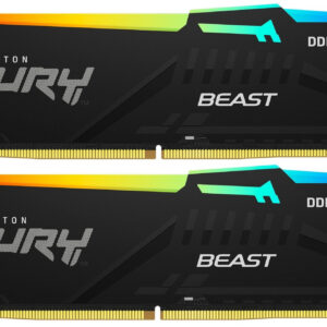 Оперативная память DDR5 64 ГБ (2×32 ГБ) Kingston FURY KF556C40BB2AK2-64, 5600 МГц, [KF556C40BB2AK2-64]