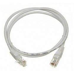 Кабель патч-корд F/UTP 5e кат. 3м Lanmaster LAN-PC45/S5E-3.0-GY